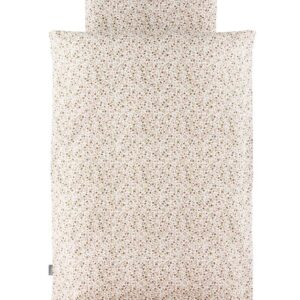 Nørgaard Madsens Sengetøj - Voksen - Rød/Brun m. Blomster