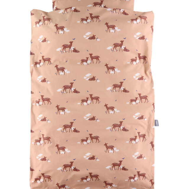 Nørgaard Madsens Sengetøj - Voksen - Rosa m. Bambi