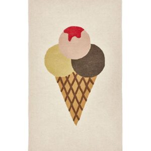OYOY Gulvtæppe - 140x80 cm - Ice Cream