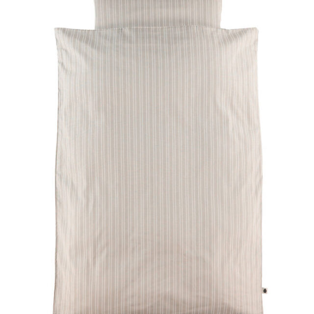 Pine Cone Sengetøj - Junior - Beige Stripe