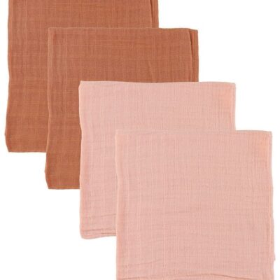 Pippi Stofbleer - 4 pak - 65x65 cm - Veiled Rose