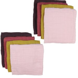 Pippi Stofbleer - Organic - 8-Pak - 65x65 cm - Chalk Pink