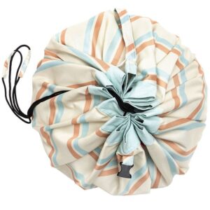 Play&Go Legetøjstæppe - Outdoor - Ø140 cm - Stripes