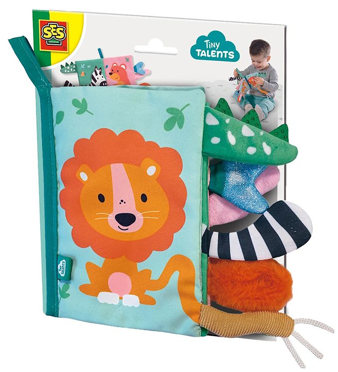 SES Creative Stofbog - Følebog I Stof - Dyr