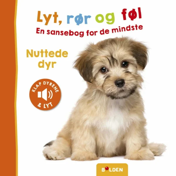 Sansebog Lyt Rør Og Føl Nuttede Dyr