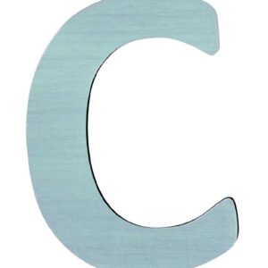 Sebra Træbogstaver - C - Pastel Dreng