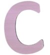 Sebra Træbogstaver - C - Pastel Pige