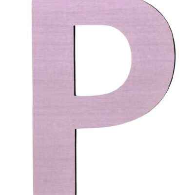 Sebra Træbogstaver - P - Pastel Pige