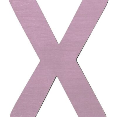 Sebra Træbogstaver - X - Pastel Pige