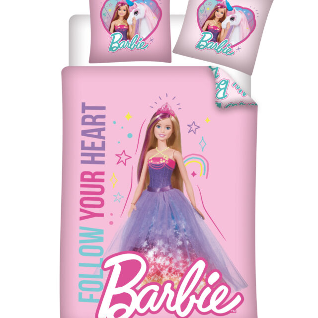 Sengetøj - Junior str. 100 x 140 cm - Barbie