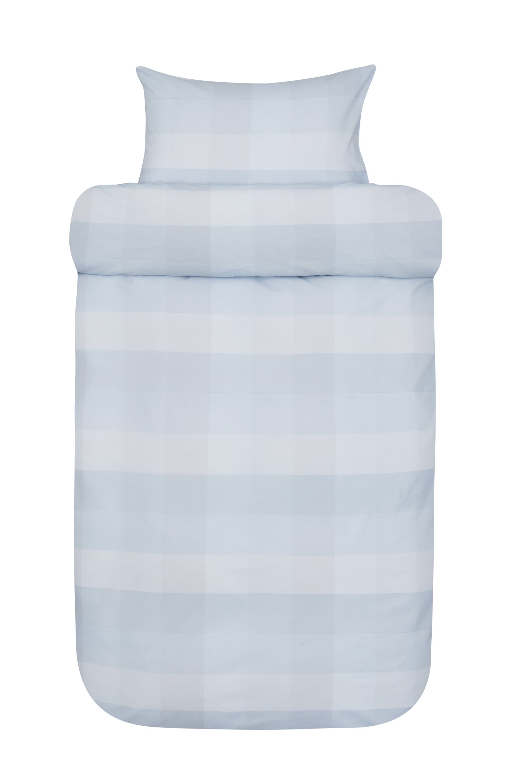 Sengetøj til dobbeltdyne - 100% ekstra fin bomuld sengesæt - 200x220 cm - Høie Elen blå