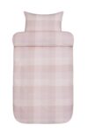 Sengetøj til dobbeltdyne - 100% ekstra fin bomuld sengesæt - 200x220 cm - Høie Elen rosa