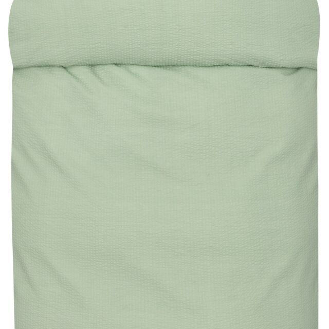 Sengetøj til dobbeltdyne 200x220 cm - Sol sage green - Bæk og bølge sengetøj - 100% bomuld - Høie dobbelt dynebetræk