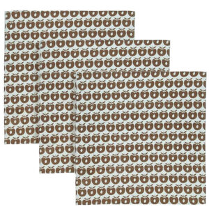 Småfolk Stofbleer - 3-pak - 79x79 - Bison