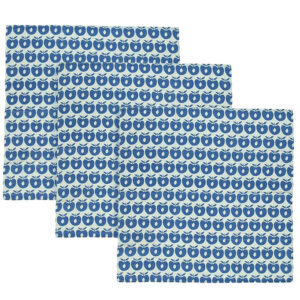 Småfolk Stofbleer - 3-pak - 79x79 - Blue Lolite