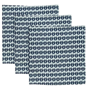 Småfolk Stofbleer - 3-pak - 79x79 - Medieval Blue