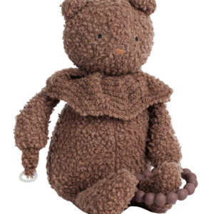 Smallstuff Aktivitets Bamse - Uld - 35 cm - Rose Brown