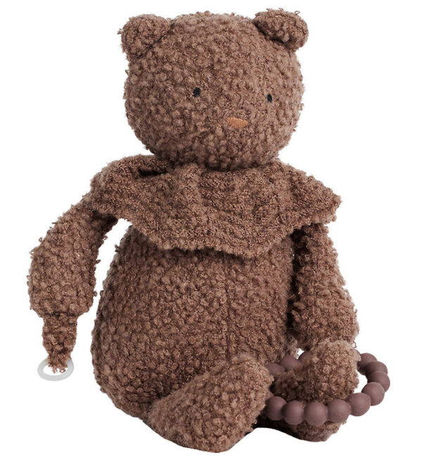 Smallstuff Aktivitets Bamse - Uld - 35 cm - Rose Brown