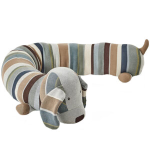 Smallstuff Bamse - 130x10 cm - Sengehund - Blå m. Striber