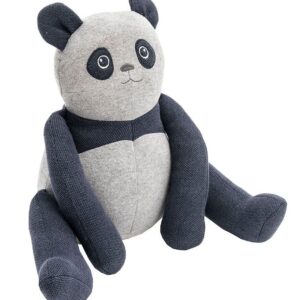 Smallstuff Barnevognspude - 40 cm - Panda - Denim
