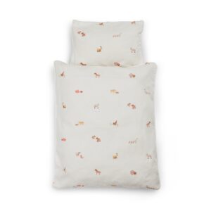 Smallstuff - Dukke Sengetøj Bondegårdsdyr Fersken