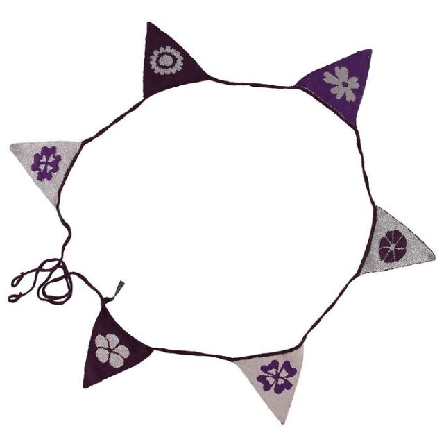 Smallstuff Flagranke - Blomster - 240 cm - Lilla/Sølv