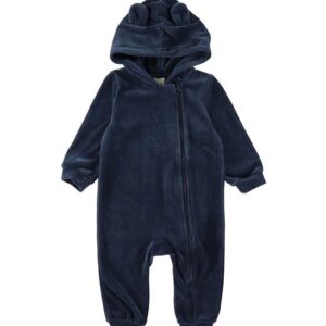 Smallstuff Heldragt - Velour - Blå