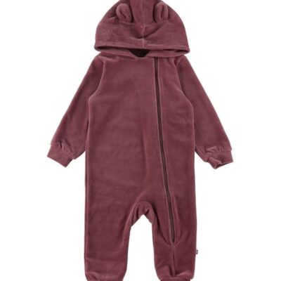 Smallstuff Heldragt - Velour - Dark Rose