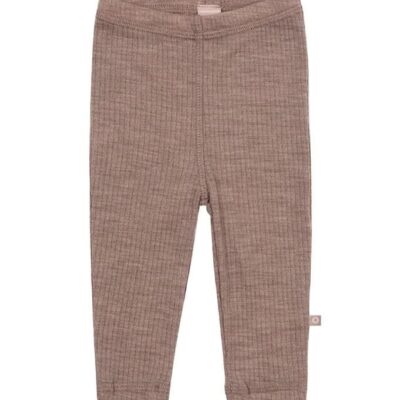 Smallstuff Leggings - Uld - Rib - Soft Powder