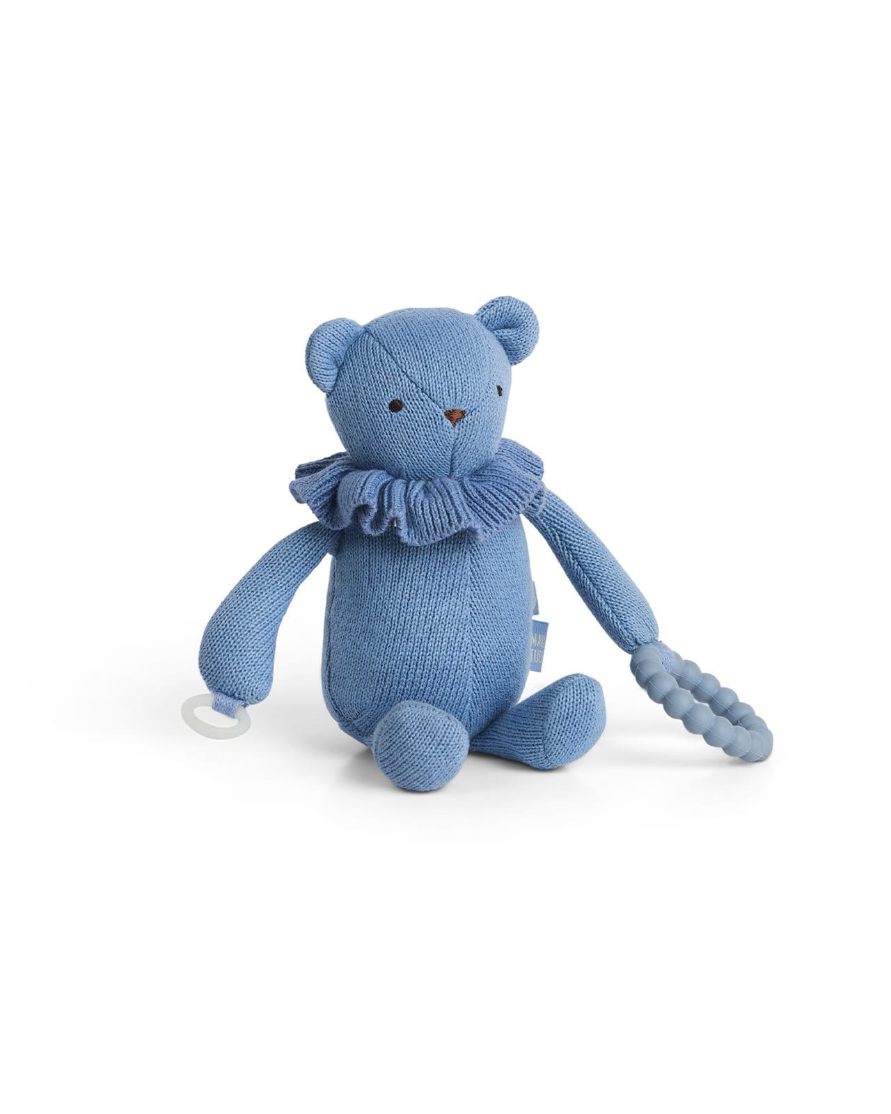 Smallstuff - Little aktivitets bamse, for dummy and teether, blå - (40006-36)