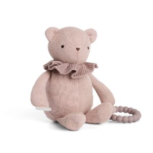 Smallstuff - Little aktivitets bamse, for dummy and teether, lys rosa (40006-37)