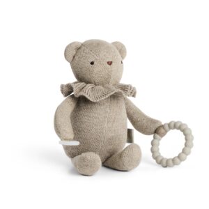 Smallstuff - Little aktivitets bamse, for dummy and teether, natur - (40006-35)