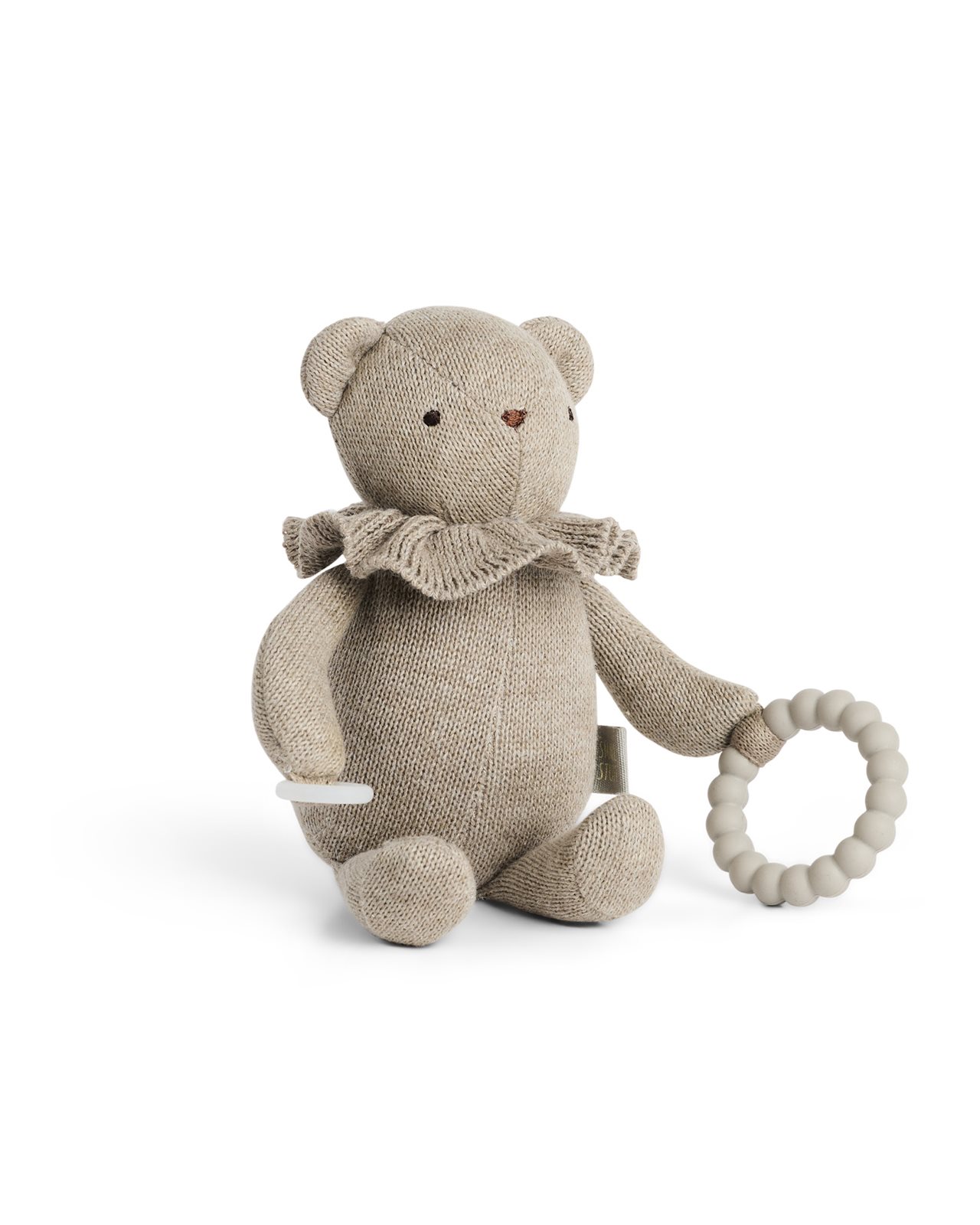Smallstuff - Little aktivitets bamse, for dummy and teether, natur - (40006-35)