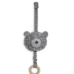 Smallstuff - Musik uro, uld bouclé, grå meleret - (40011-43)