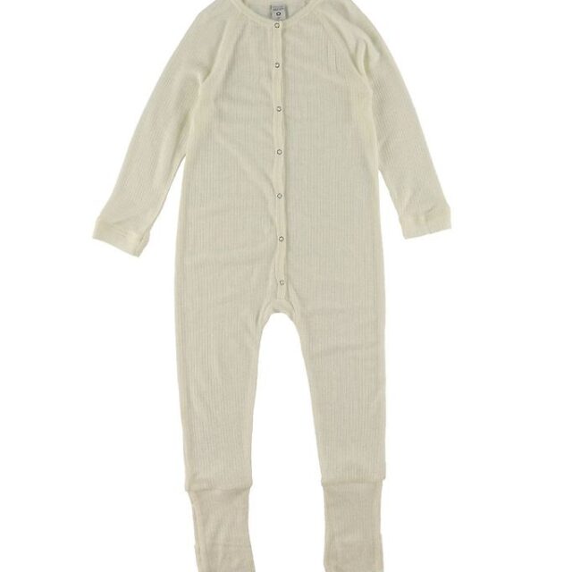 Smallstuff Natdragt - Drop Needle - Uld - Off White