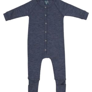 Smallstuff Natdragt - Uld - Denim Melange