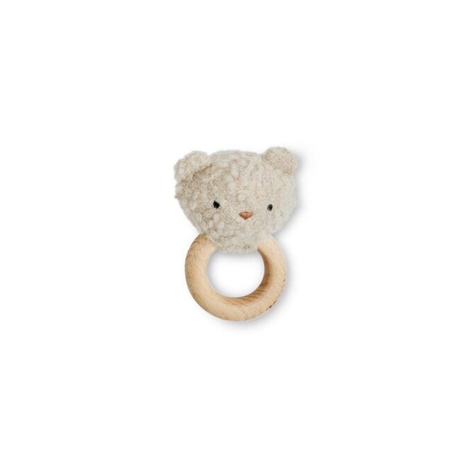 Smallstuff - Rangle, bamse, bouclè merino uld, nature - (40008-81)