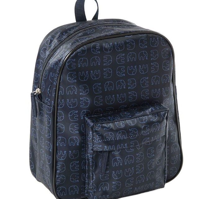 Smallstuff Rygsæk - Navy m. Elefanter