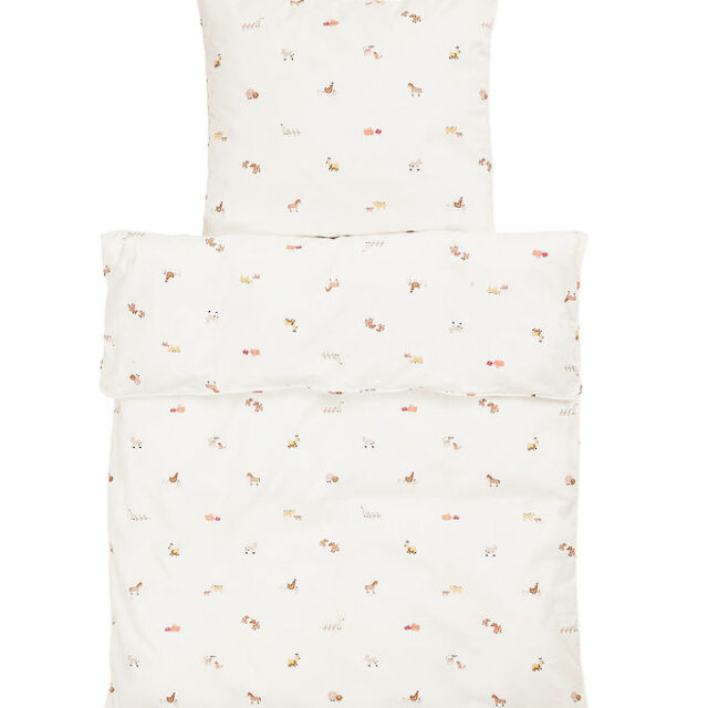 Smallstuff Sengetøj - Baby - Farm Living - Peach