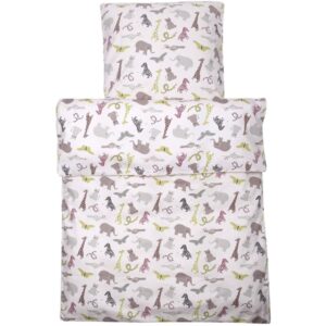 Smallstuff Sengetøj Savannah Soft Rose - Str. Baby (70x100 cm)
