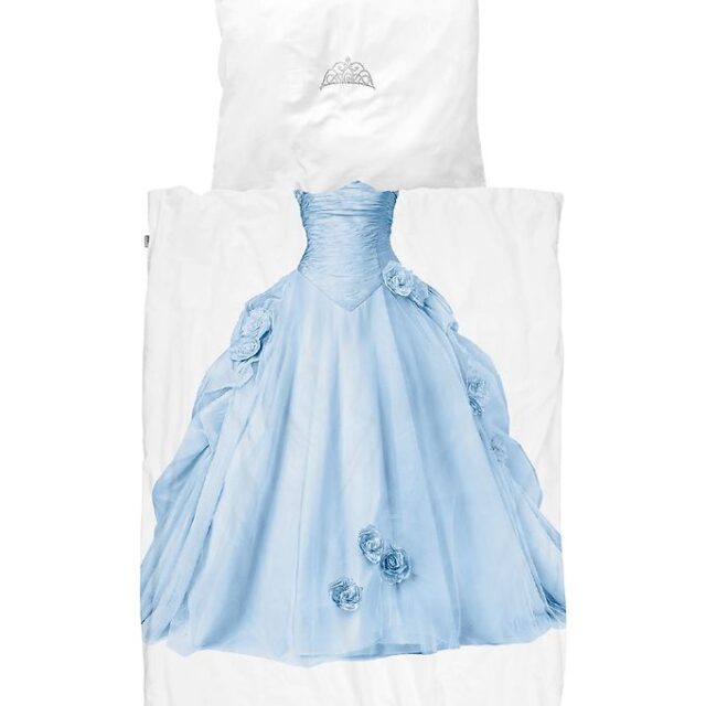 Snurk Sengetøj - Voksen - Blå Prinsesse