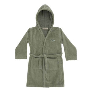 Soft Gallery - Badekåbe - Oil Green Fish - 2-3 år (92-98)