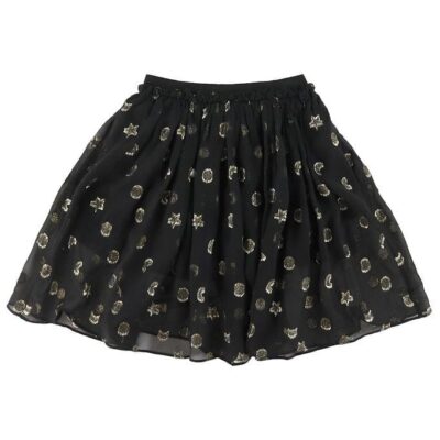 Stella McCartney Kids Nederdel - Sort/Guld