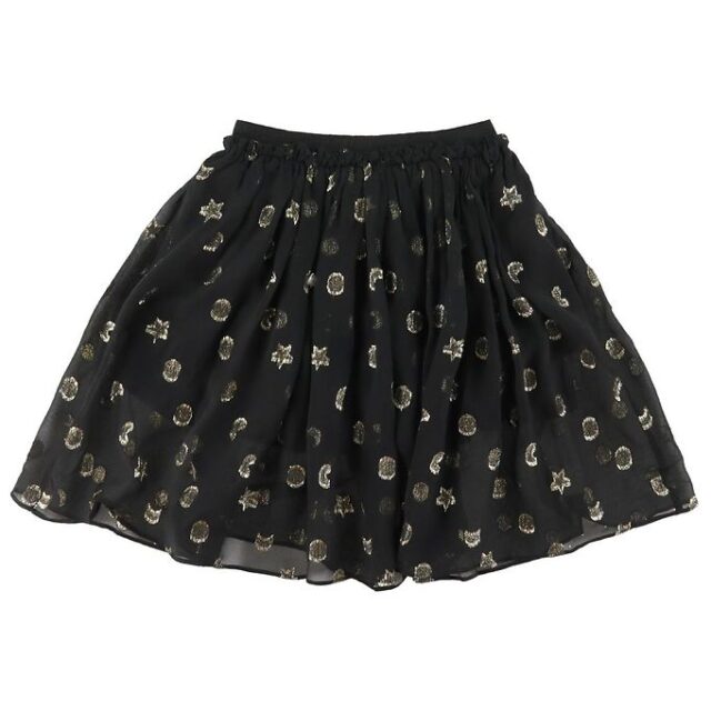 Stella McCartney Kids Nederdel - Sort/Guld