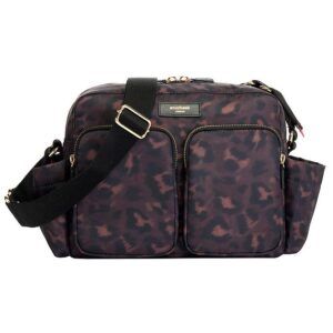 Storksak Barnevognstaske - Black/Leopard