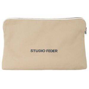 Studio Feder Toilettaske - Celia - Canvas - Sand Beige