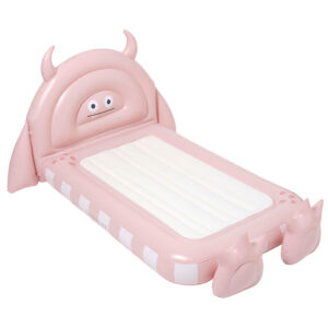 SunnyLife Børneseng - Oppustelig - Monster Pink