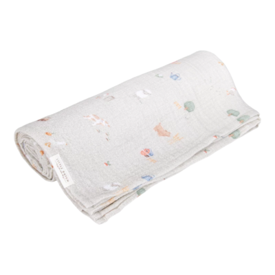 Little Dutch - Svøb 120 x 120 Muslin - Little Farm