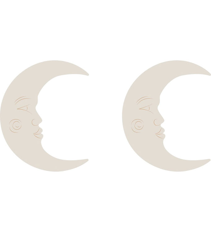 That's Mine Knager - Shane - 2-pak - 9x9 cm - Moon