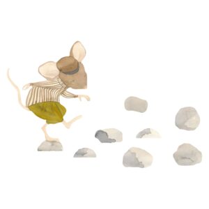 That's Mine - Wallsticker Cody the rockjumper - Multi